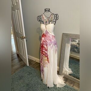 Multi color prom dress